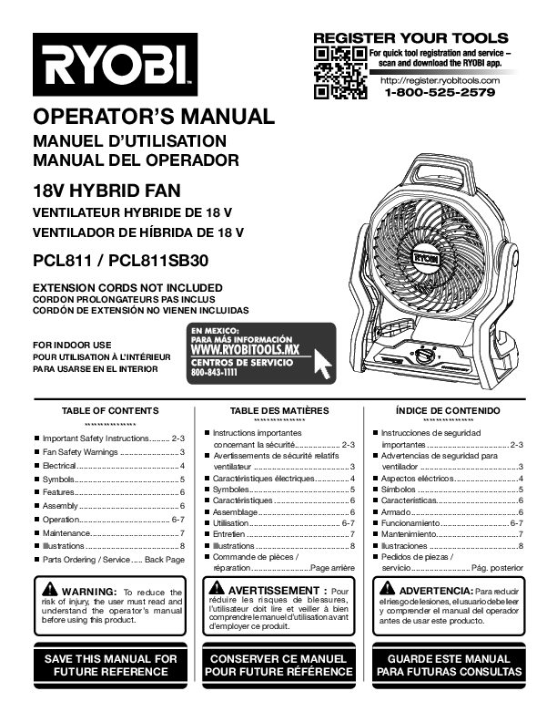 18V ONE+ Hybrid WHISPER SERIES 7.5